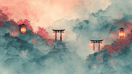 picturesque Japanese art