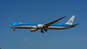 Landung der KLM Boeing 787-10 Dreamliner.
