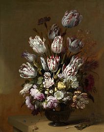 Still life with flowers, Hans Bollongier
