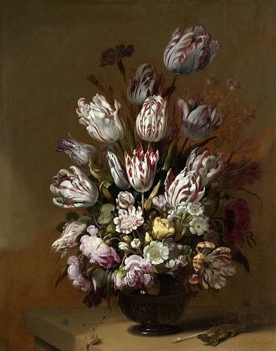 Stilleven met bloemen, Hans Bollongier