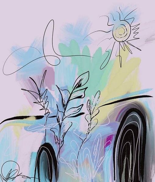 Sonnenschein im Herzen - lass deine Träume fliegen im Meer der Farben der Natur von Susanna Schorr