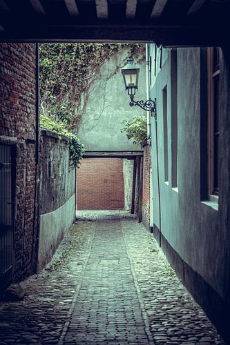 Ruelle dans le vieux centre de Vlissingen (Zélande)