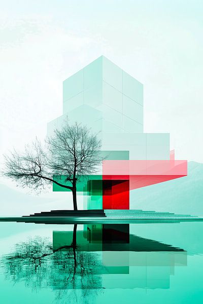 Reflexionen der Geometrie von De Printerije