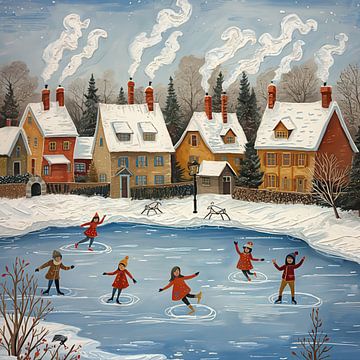 On the village pond by Kay Weber