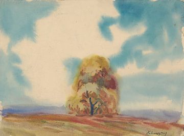 Arbre d'automne (1933) de Zoltán Palugyay sur Peter Balan