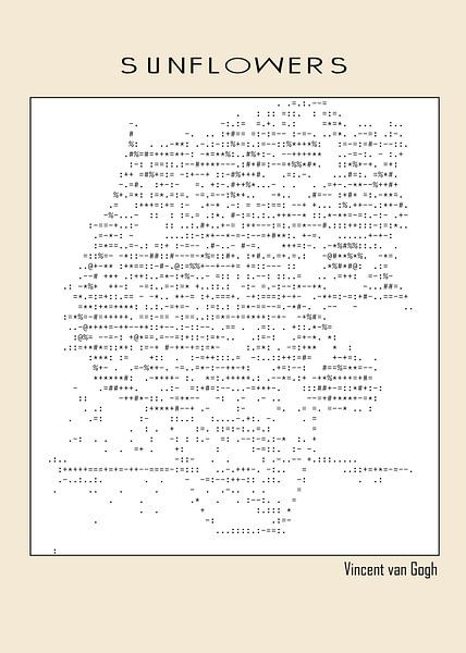 Tournesols (Ascii art) par DOA Project