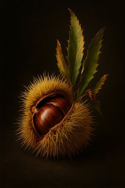 Chestnut. Sweet chestnut. by Bert Quaedvlieg
