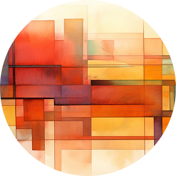Modern Abstract Expressionisme 485938 van Abstract Schilderij