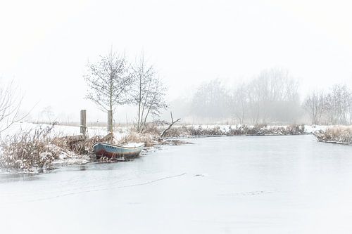 winters landschap by Bertrik Hakvoort