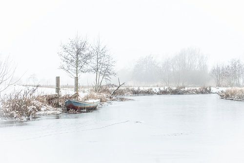 winters landschap van Bertrik Hakvoort