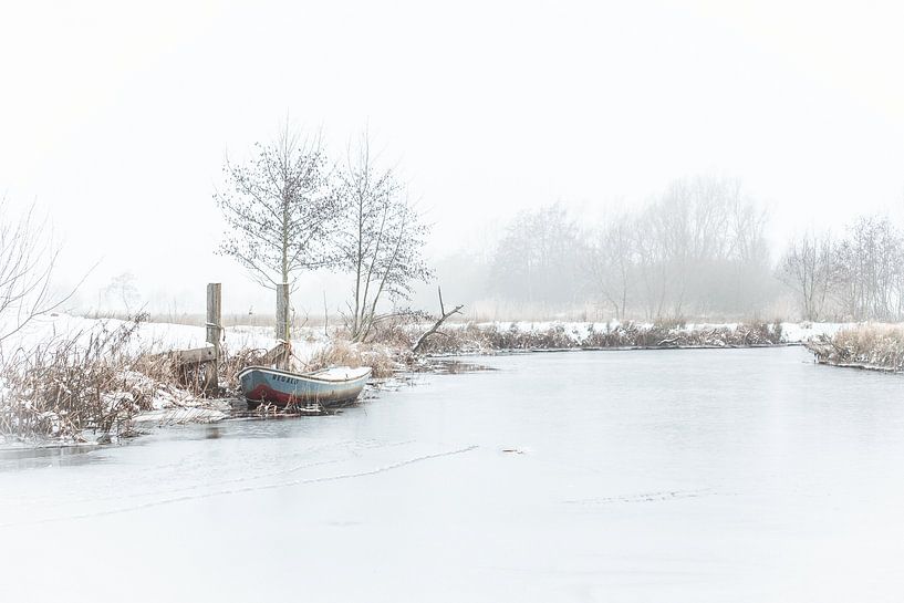winters landschap by Bertrik Hakvoort