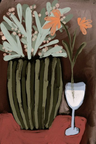 Floral Still Life No 4 by Treechild