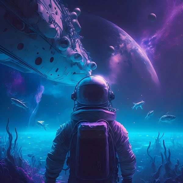 Ein Astronaut III von Gapran Art