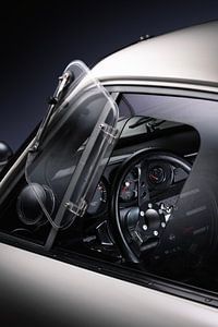 Porsche 911R Recreation Monte Carlo rally tribute 1967 open window and cockpit