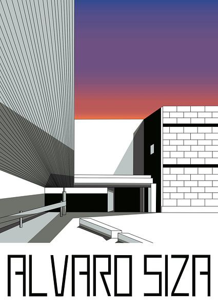 Alvaro Siza 5 - Zonsondergang van TAAIDesign
