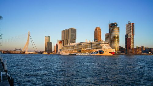 Nieuwe Maas en Kop van Zuid in Rotterdam