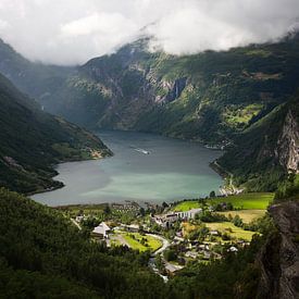 Explore the Magic of Geiranger: Norway's Fjord Paradise by Eriks Photoshop