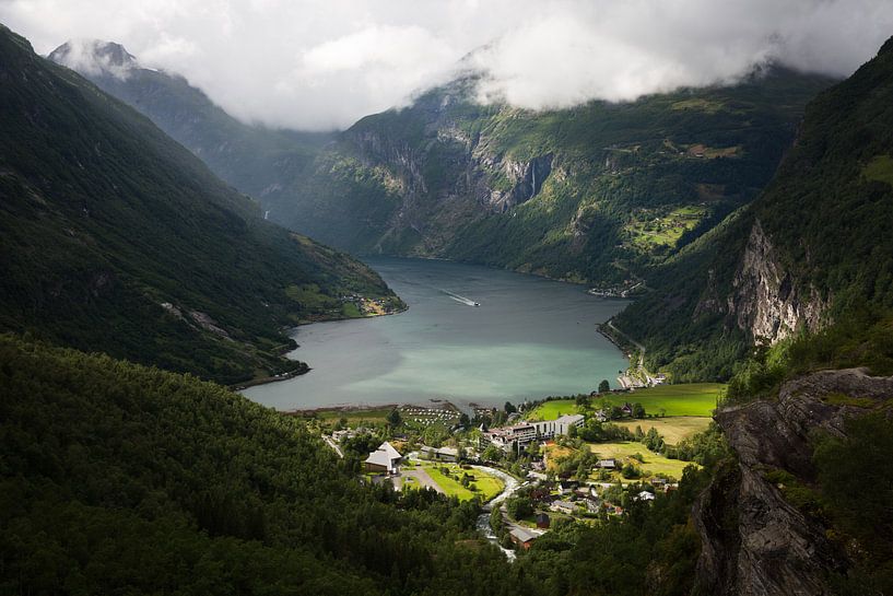 Geirangerfjord Norway von Eriks Photoshop by Erik Heuver