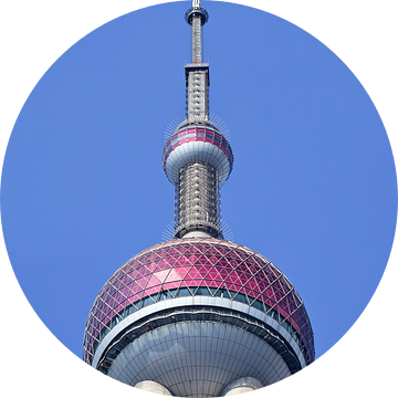 Oriental Pearl Radio & Television Tower Pudong district van Shanghai van Tony Vingerhoets