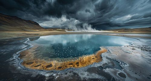 Still waters of the geyser