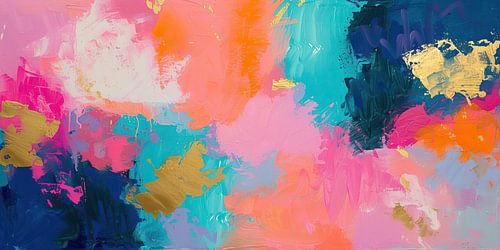 Abstract Neon Art | Vivid Silence Unfolding