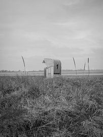 Beach chair at the North Sea by Der HanseArt