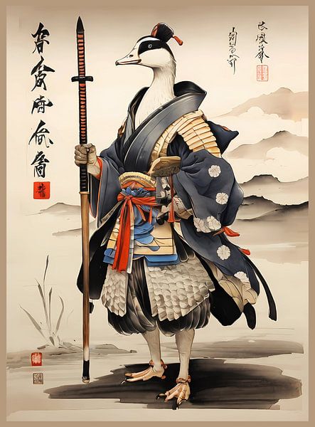 Japanse ganzenkrijger van VISHAKATIAR