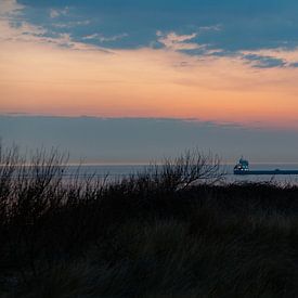 boot vaart zon achterna van Hartsema fotografie