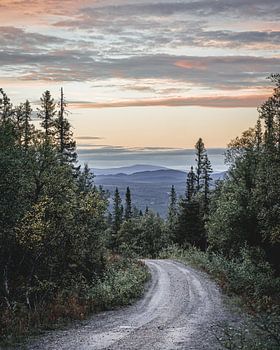 Sunset National park Fulufjallet