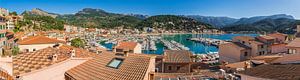 Panoramablick auf Puerto de Soller, Mallorca von Alex Winter
