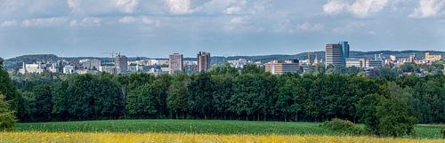 Skyline van Heerlen tijdens de zomer van 2020