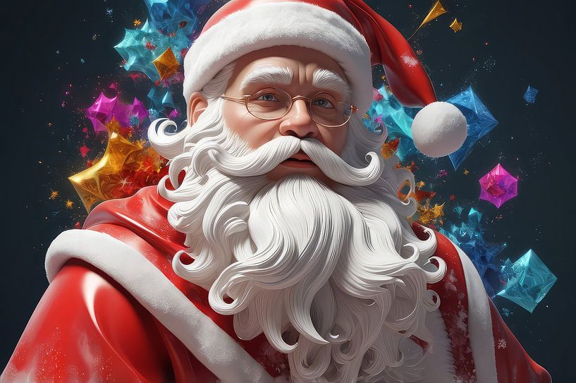 kerstman van hisam colours