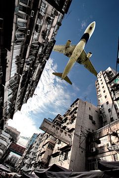 Hong Kong Kai Tak nadering van Jeffrey Schaefer