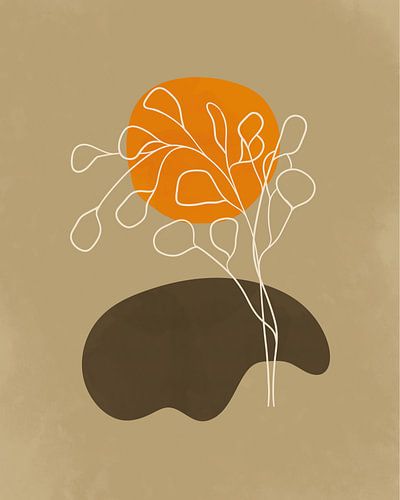 Eucalyptusboom in de herfstzon