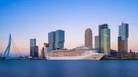 Rotterdam Skyline with Cruise ship