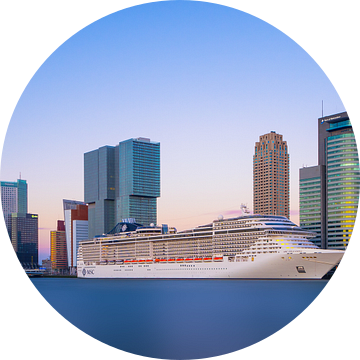 Rotterdam Skyline met Cruise van Albert Dros