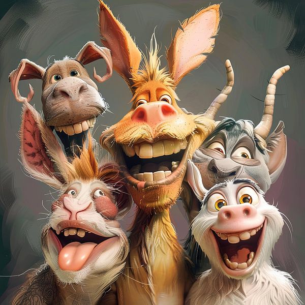 dieren  in en rondom huis van Egon Zitter