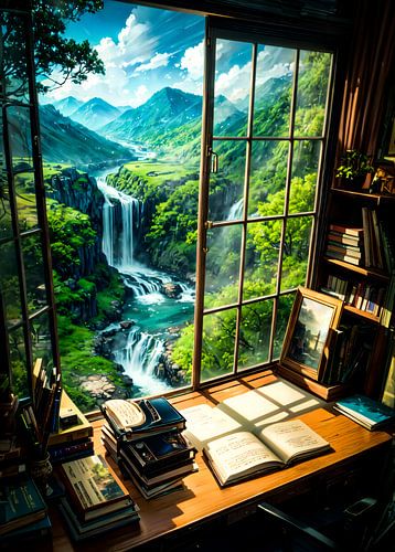 Fenster zu einer Traumlandschaft