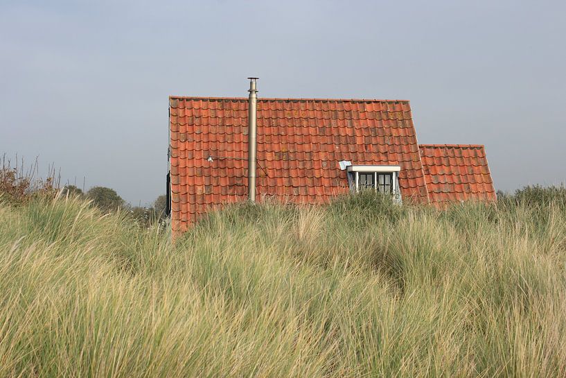 Duinhuis Zoutelande van MSP Canvas