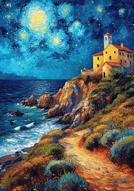 Moon Beach Sea Maritime by Niklas Maximilian