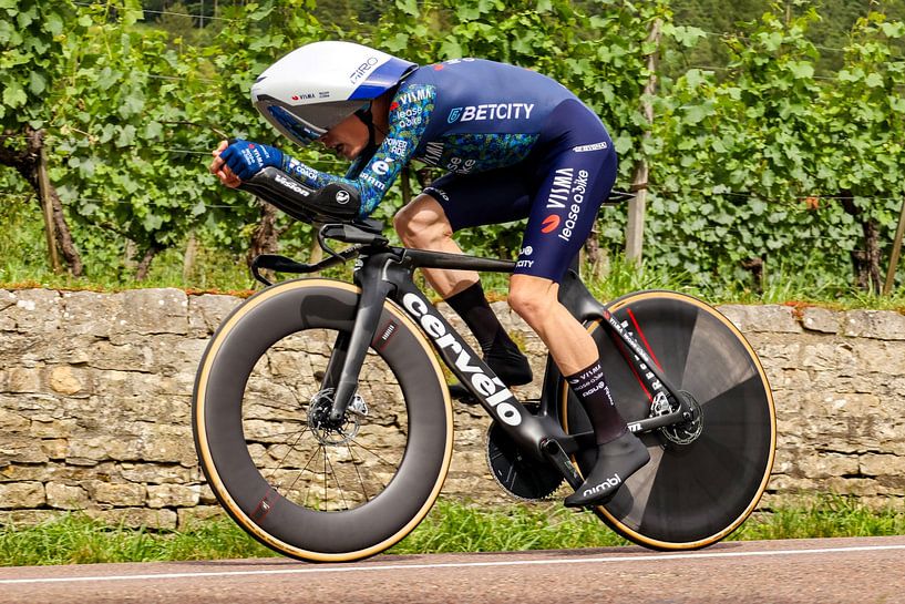 Jonas Vingegaard tijdrit tour 2024 van FreddyFinn