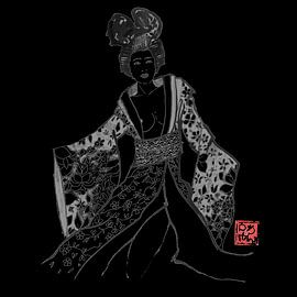 geisha dance by Péchane Sumie