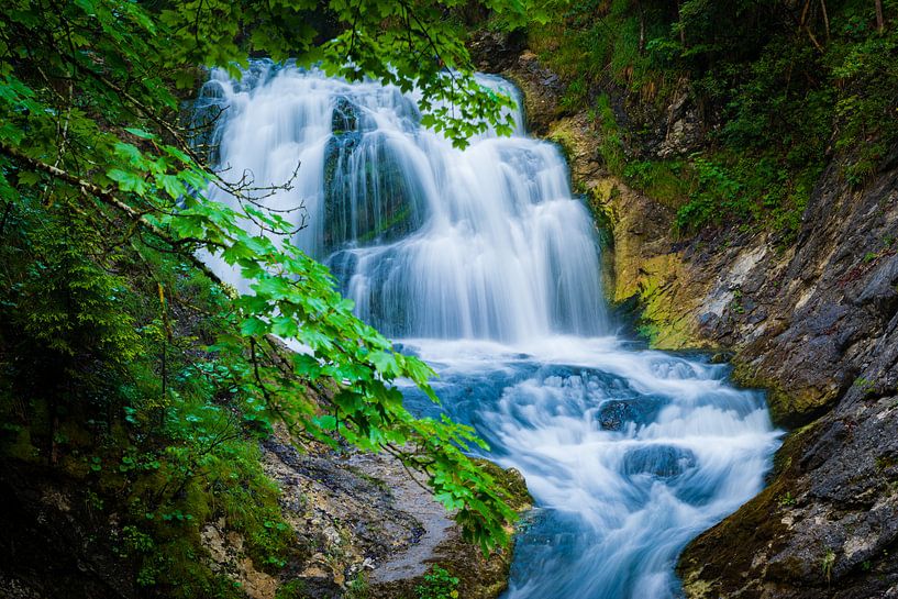 Waterfall in Karwendel by Martin Wasilewski