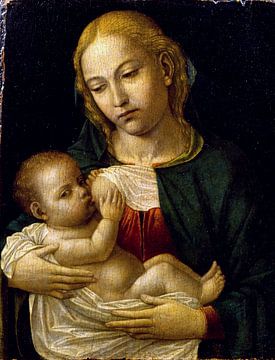 Il Bergognone, De Madonna del Latte - ca 1485 van Atelier Liesjes