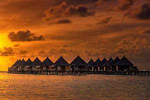 Bungalows aux Maldives