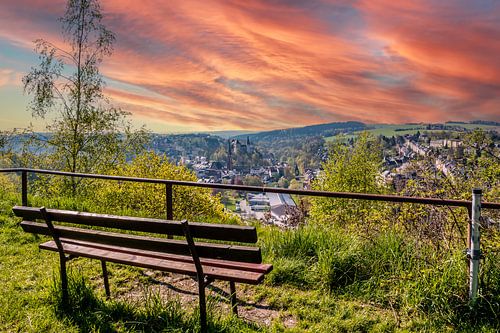 Uitzicht in het Vogtland