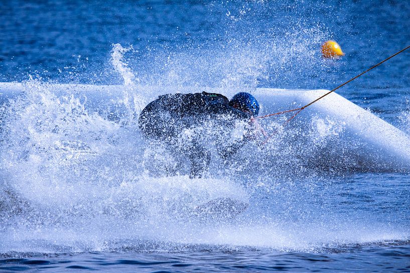 Wakeboarding in blue von Marc Heiligenstein