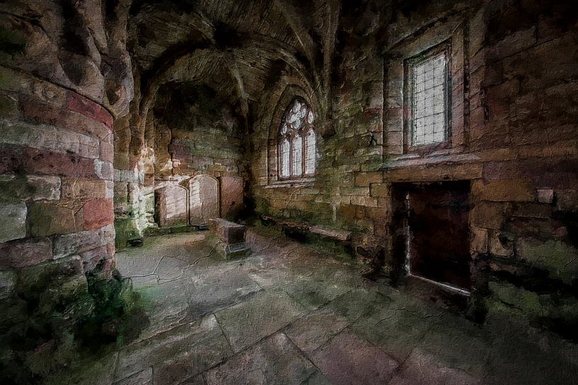 Jedburgh Abbey van Digitale Schilderijen