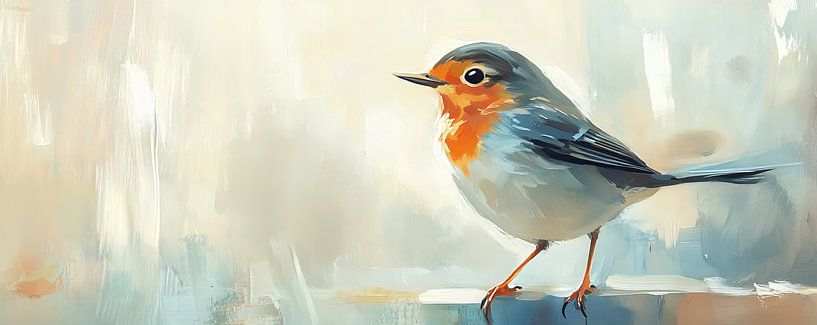 Bird in garden by Eye catching paintings