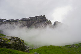 clouds through the mountains by foto's van gijs